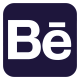 gallery/behance logo purple
